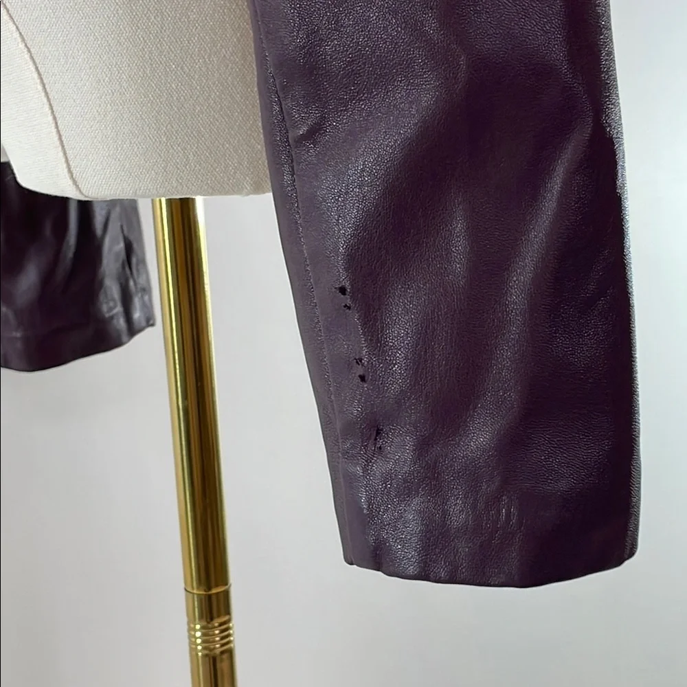 ASHLEY PARK x RTR, Voila Vegan Leather Blazer, L - Picture 9 of 9